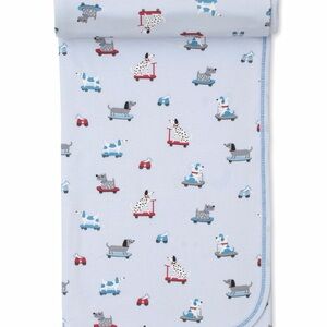Kissy Kissy Skateboarding Pups Blanket